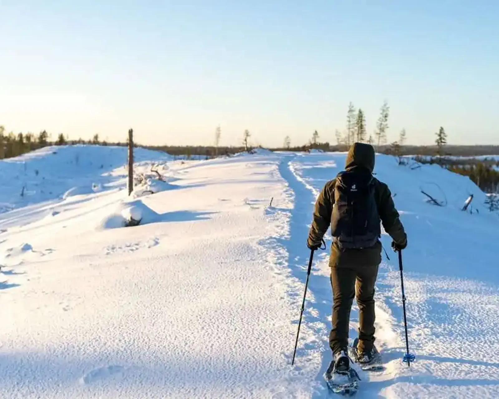 Sneeuwschoenen in Hossa
